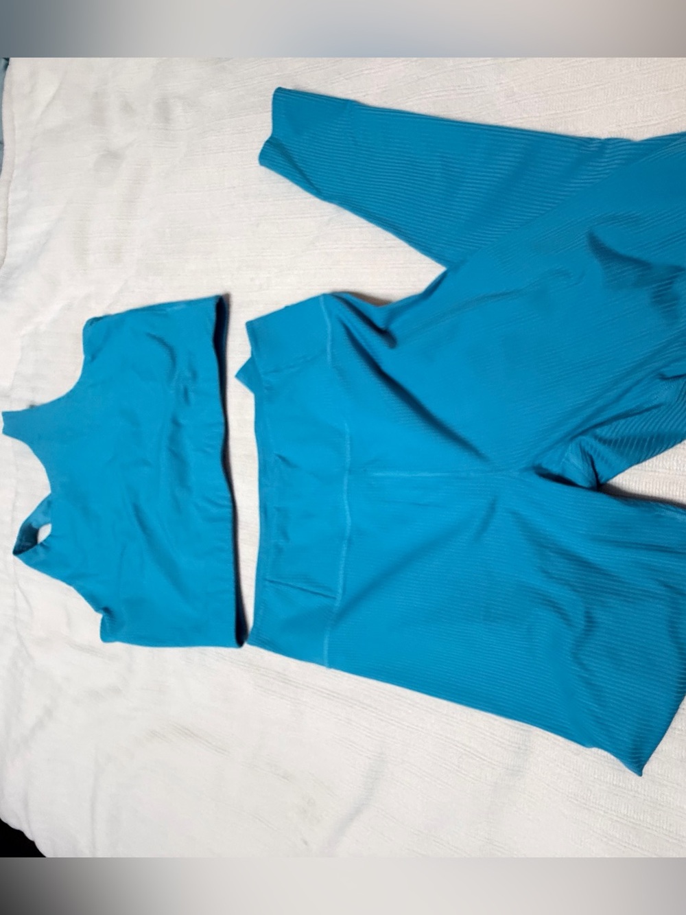 Ribbed Two-Piece Workout Set Girlfriend Collective Top XXXL Bottom XXL